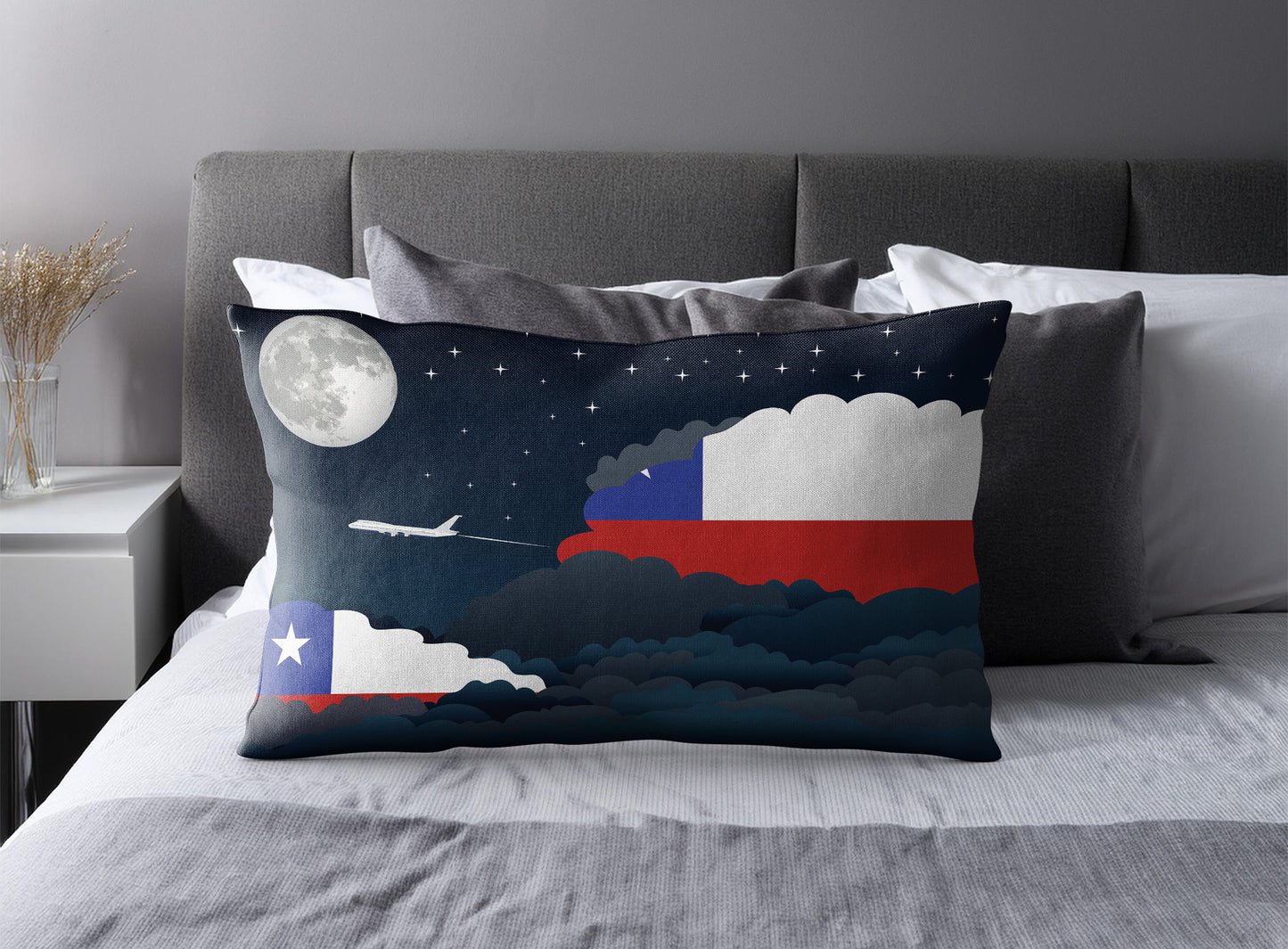 Chile Night Clouds Pillow Case and Pillow Throw