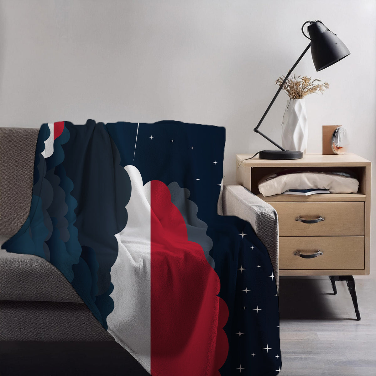 Indonesia Night Clouds Blanket Throw