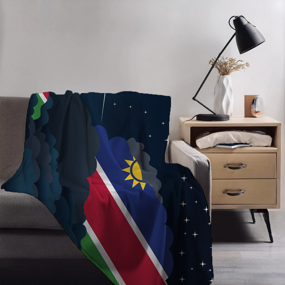 Namibia Night Clouds Blanket Throw