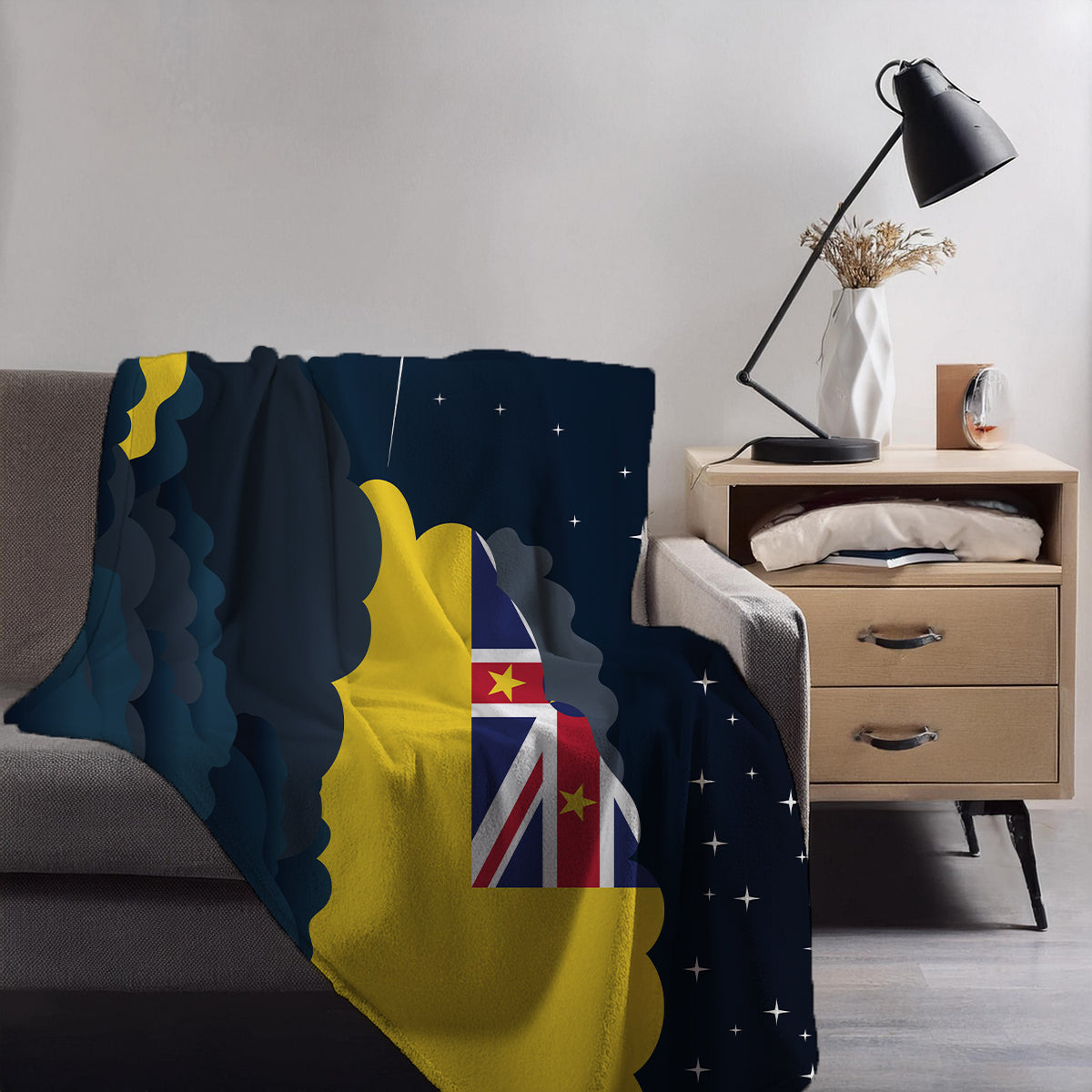 Niue Night Clouds Blanket Throw