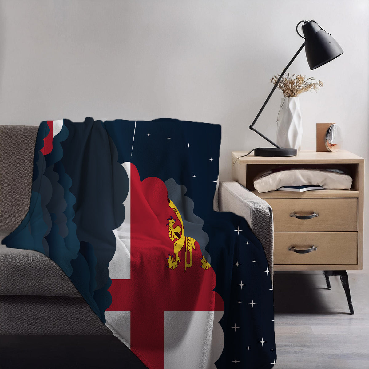 Sark Night Clouds Blanket Throw
