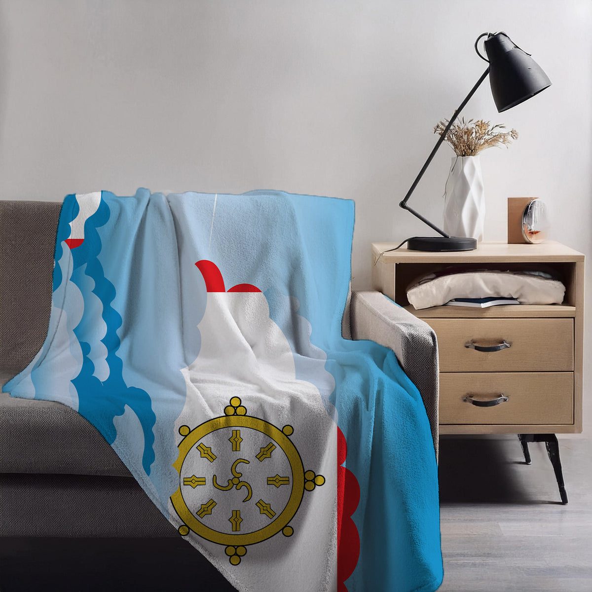 Sikkim Day Clouds Blanket Throw
