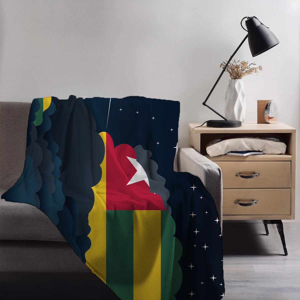 Togo Night Clouds Blanket Throw