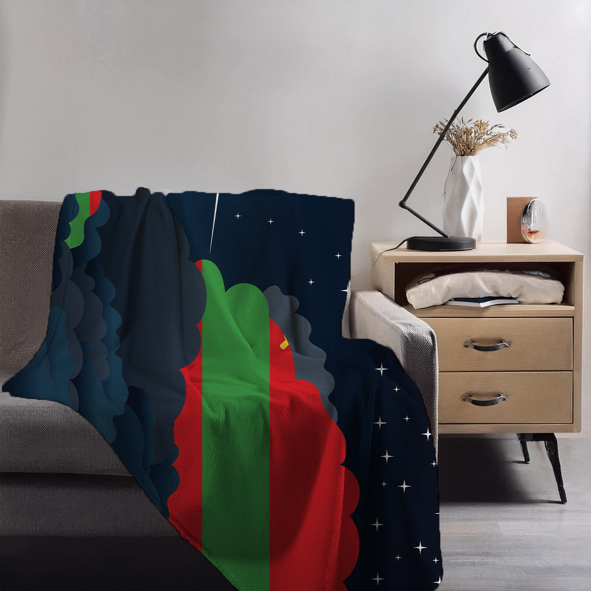 Transnistria Night Clouds Blanket Throw