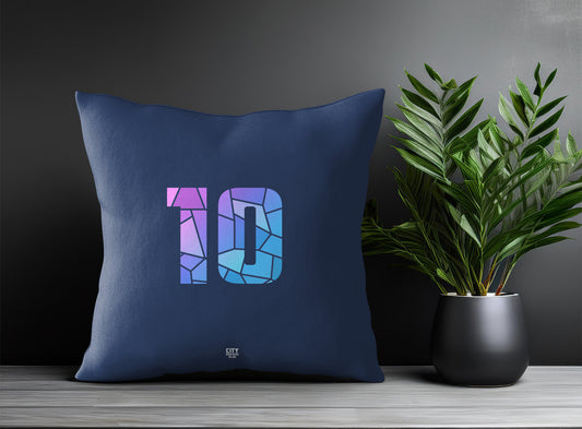 10 Number Pillow Case (Navy Blue)