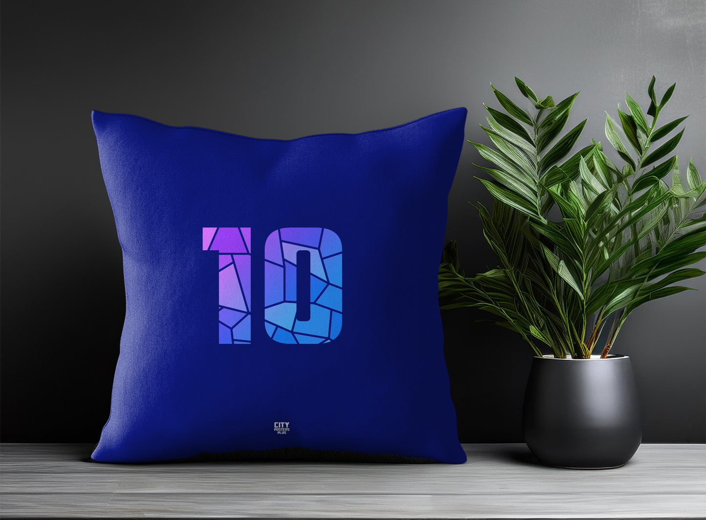 10 Number Pillow Case (Royal Blue)