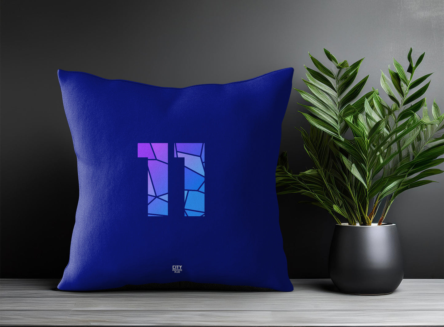 11 Number Pillow Case (Royal Blue)