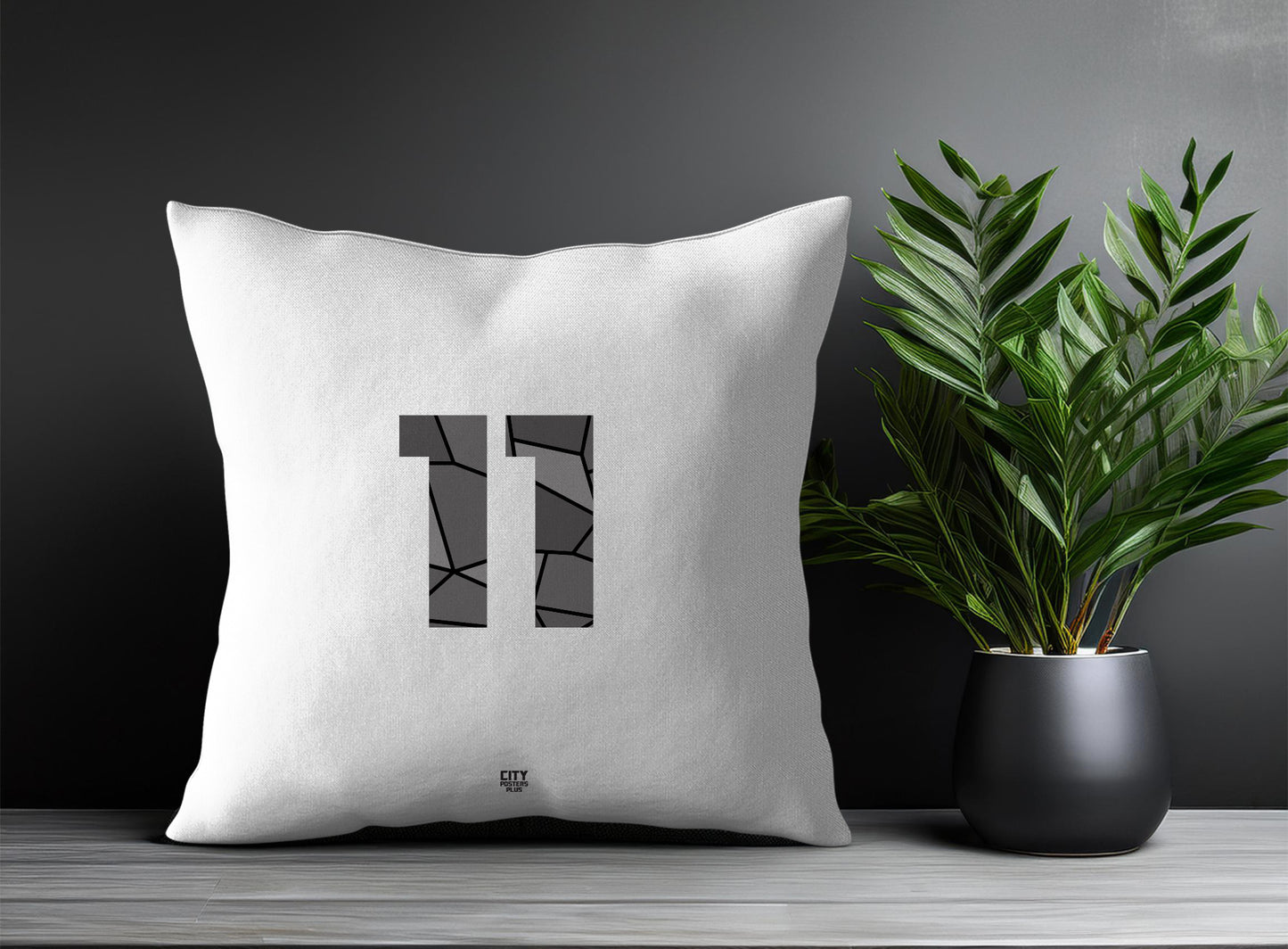 11 Number Pillow Case (White)