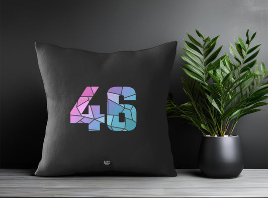 46 Number Pillow Case (Charcoal Grey)