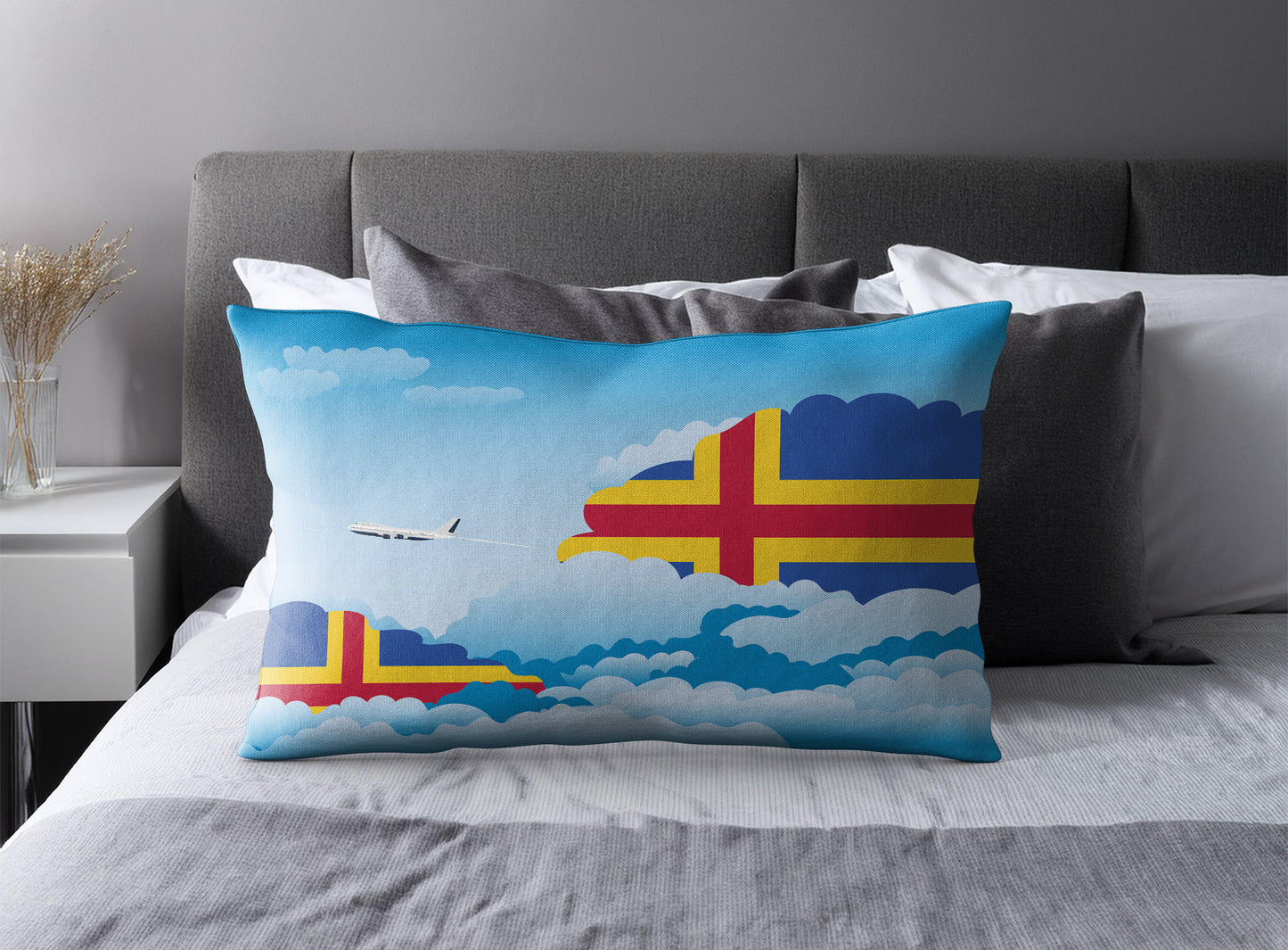 Aland Day Clouds Pillow Case