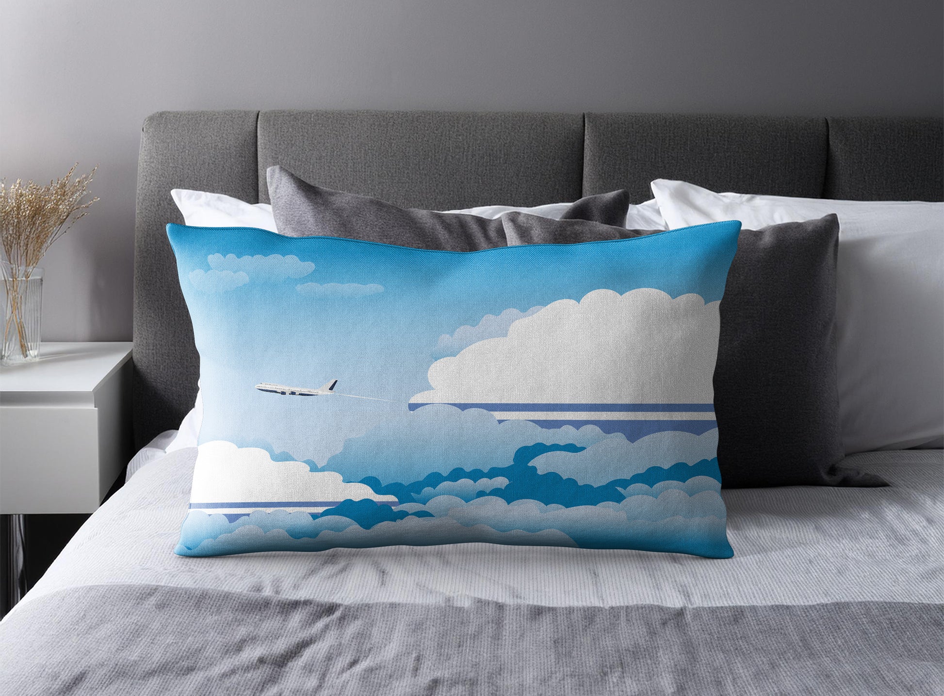 Altai Republic Day Clouds Pillow Case