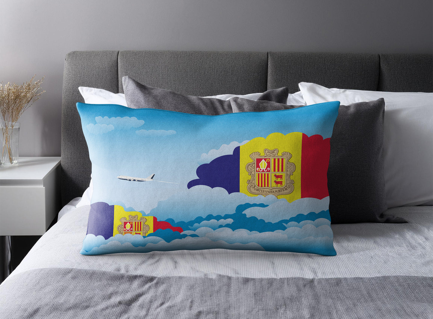 Andorra Day Clouds Pillow Case