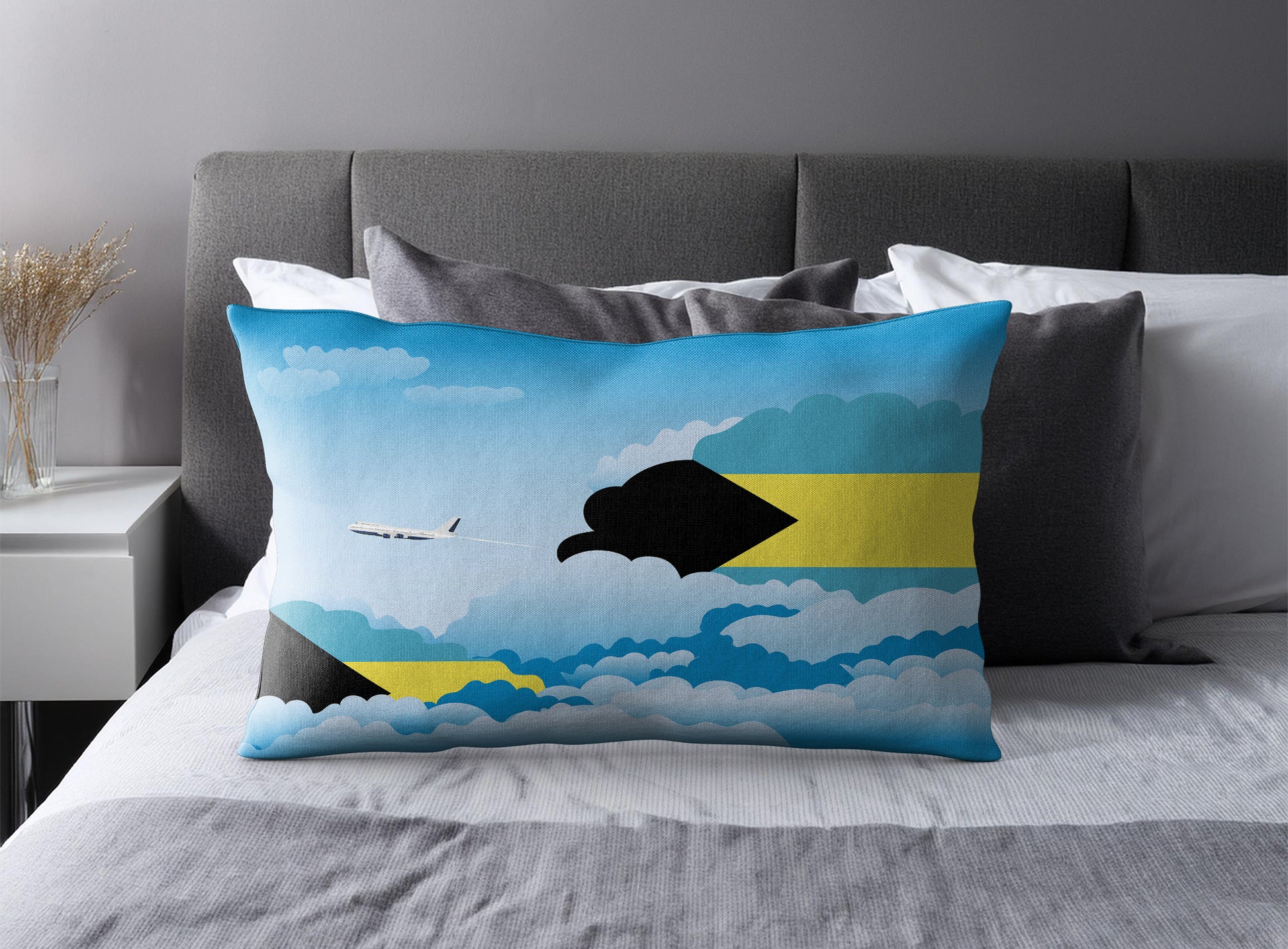 Bahamas Day Clouds Pillow Case