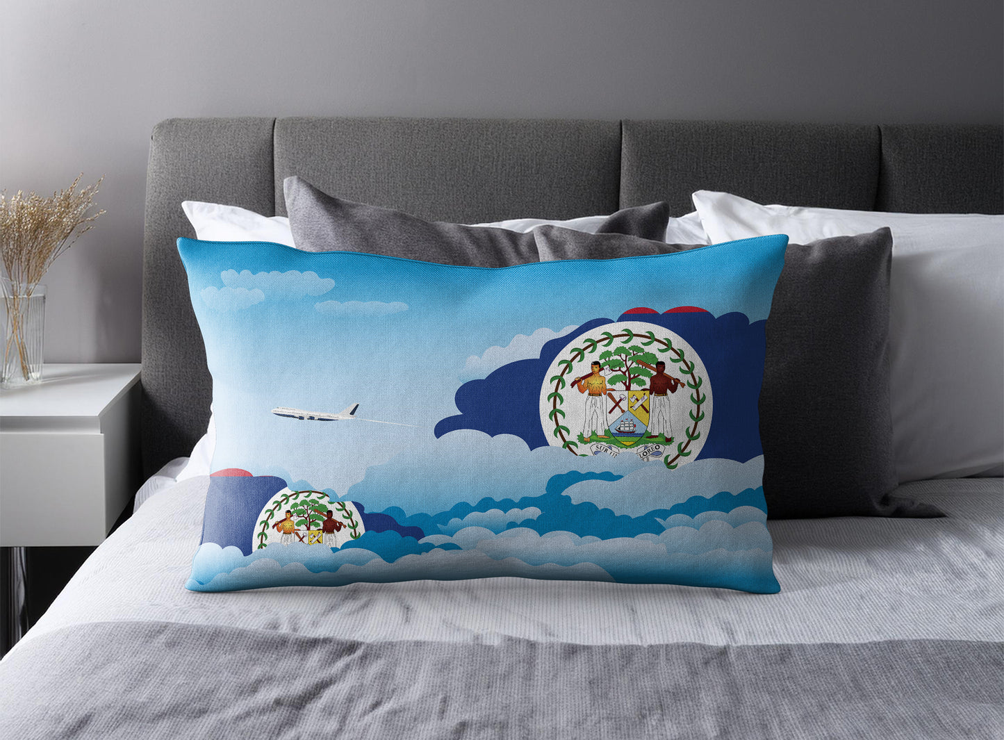 Belize Day Clouds Pillow Case