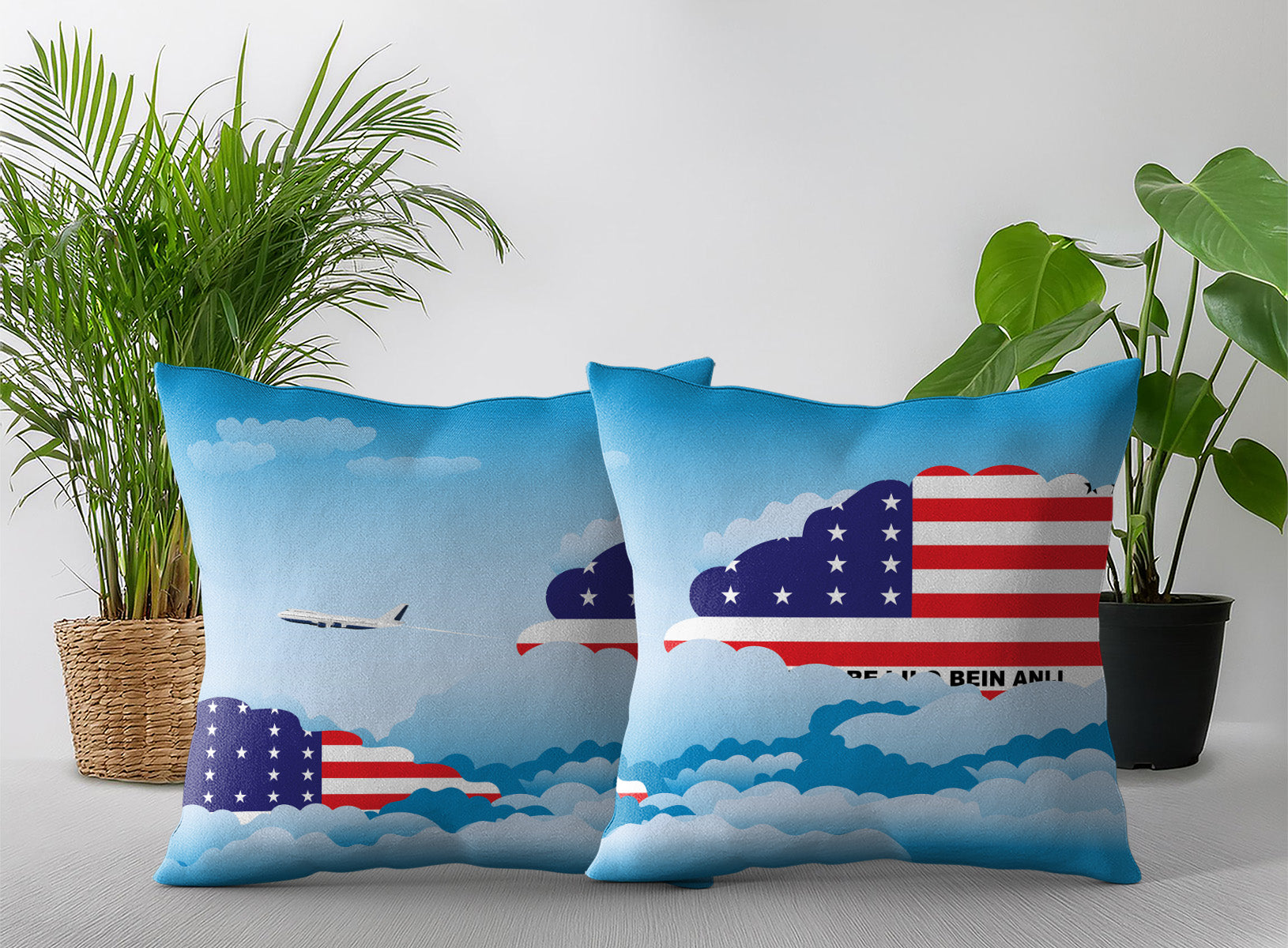 Bikini Atoll Day Clouds Pillow Case