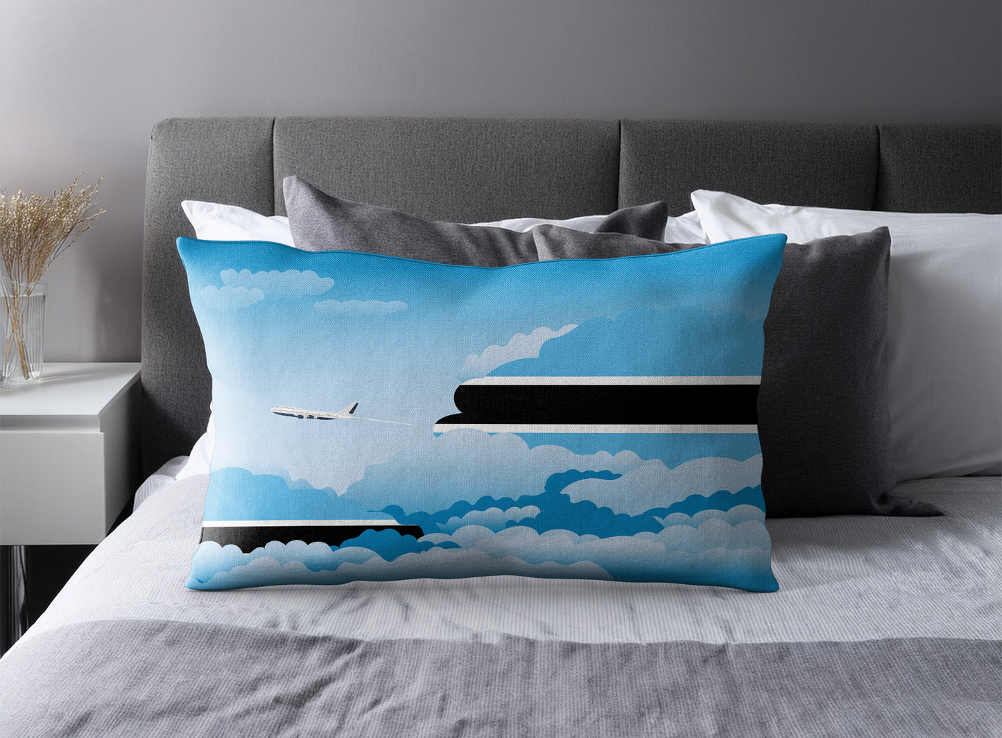 Botswana Day Clouds Pillow Case