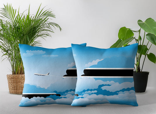 Botswana Day Clouds Pillow Case