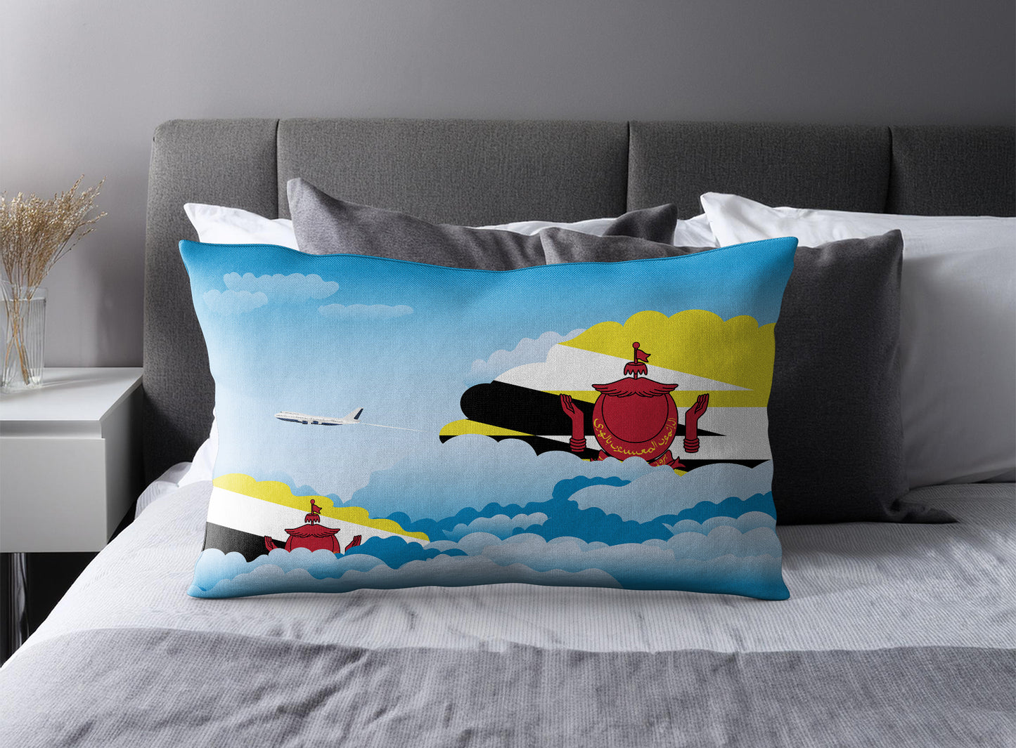 Brunei Day Clouds Pillow Case