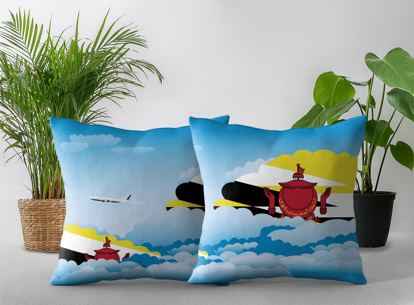 Brunei Day Clouds Pillow Case