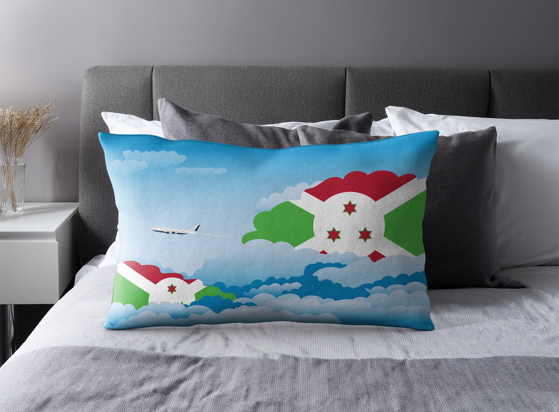 Burundi Day Clouds Pillow Case