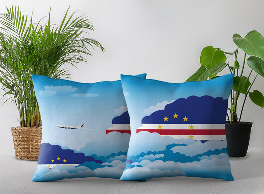 Cape Verde Day Clouds Pillow Case