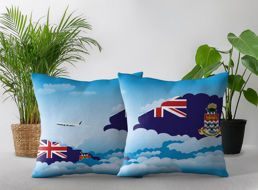 Cayman Islands Day Clouds Pillow Case