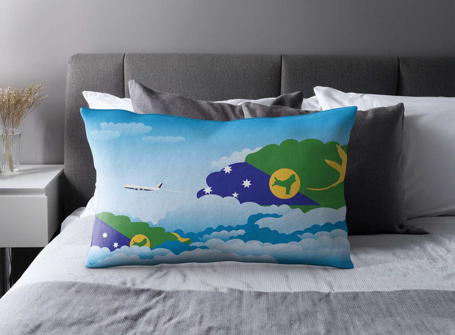 Christmas Island Day Clouds Pillow Case