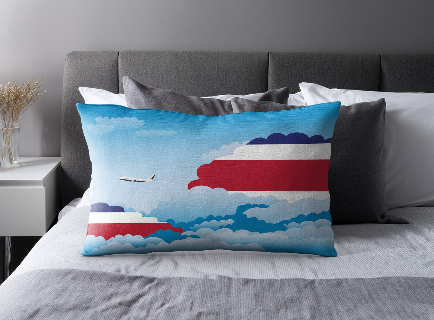 Costa Rica Day Clouds Pillow Case