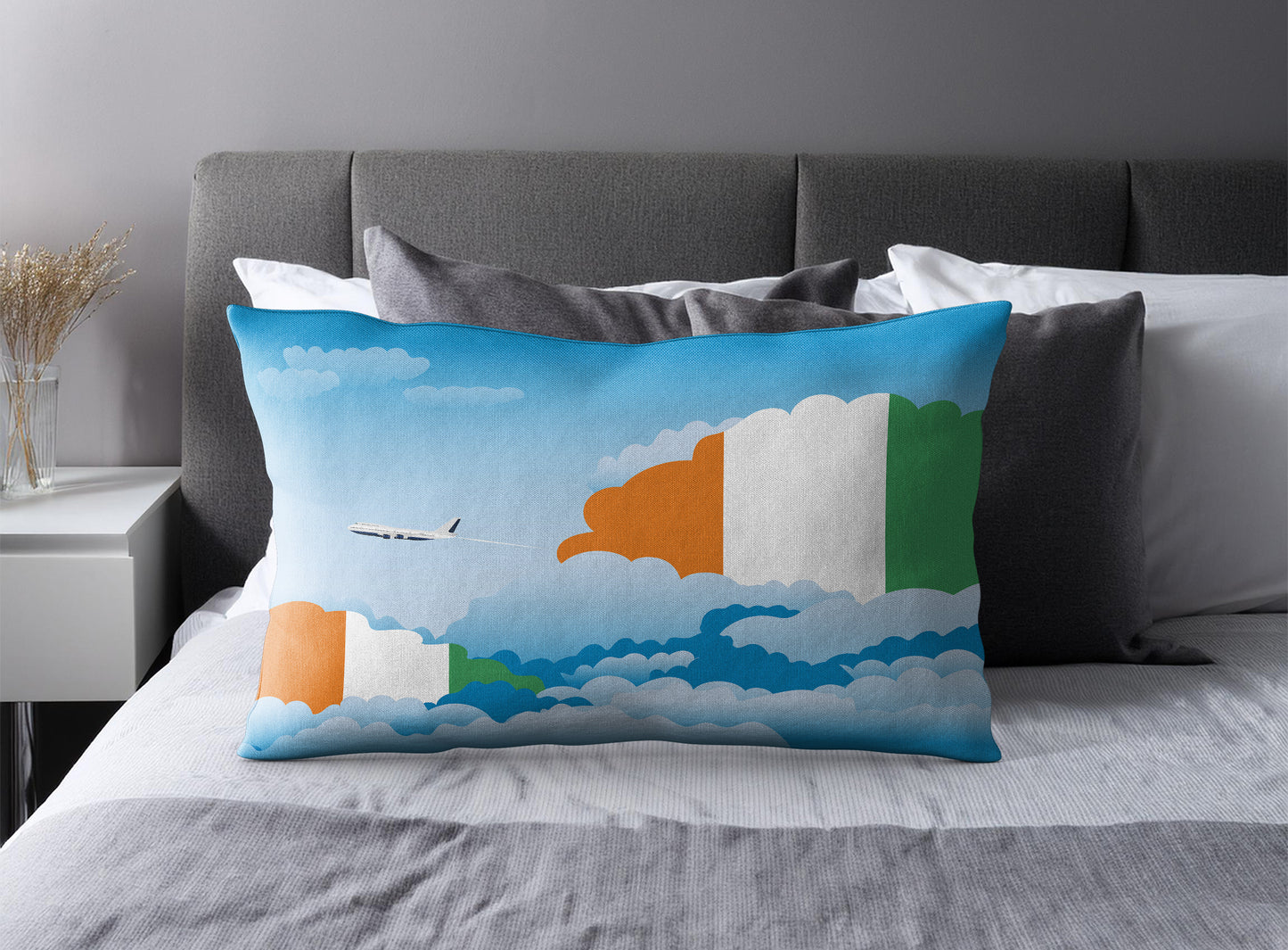 Cote DIvoire Day Clouds Pillow Case