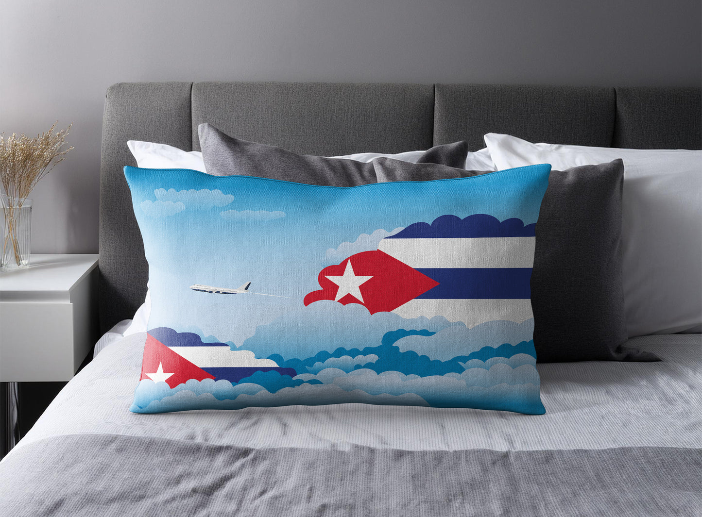 Cuba Day Clouds Pillow Case