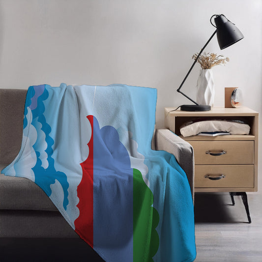 Dagestan Day Clouds Blanket Throw