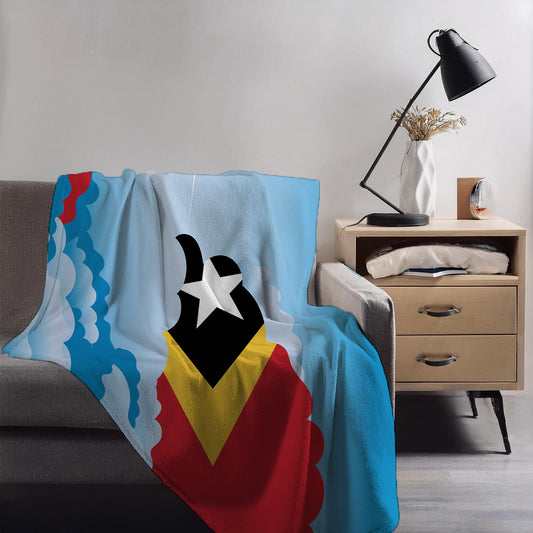 East Timor Day Clouds Blanket Throw