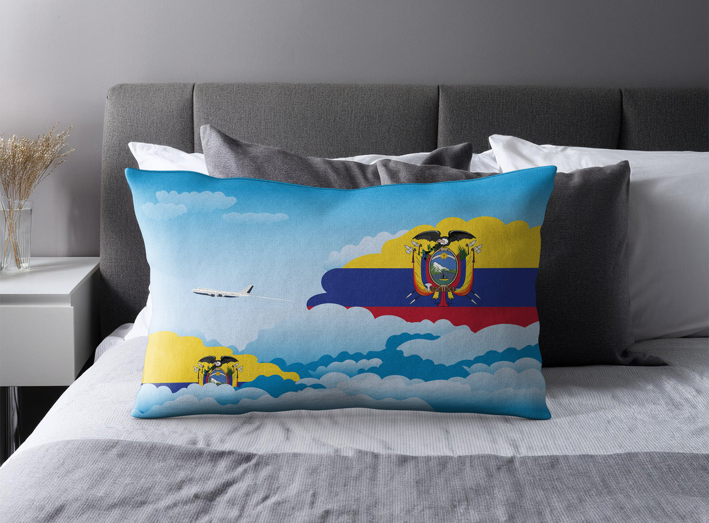 Ecuador Day Clouds Pillow Case