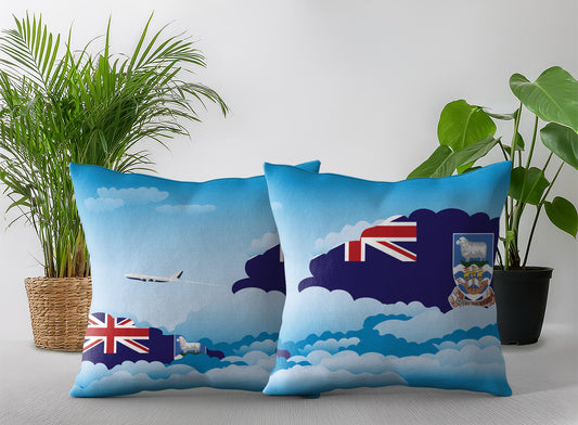 Falkland Islands Day Clouds Pillow Case