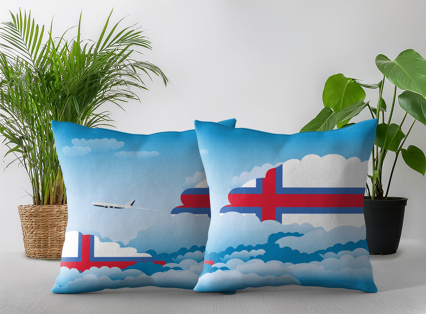 Faroe Islands Day Clouds Pillow Case