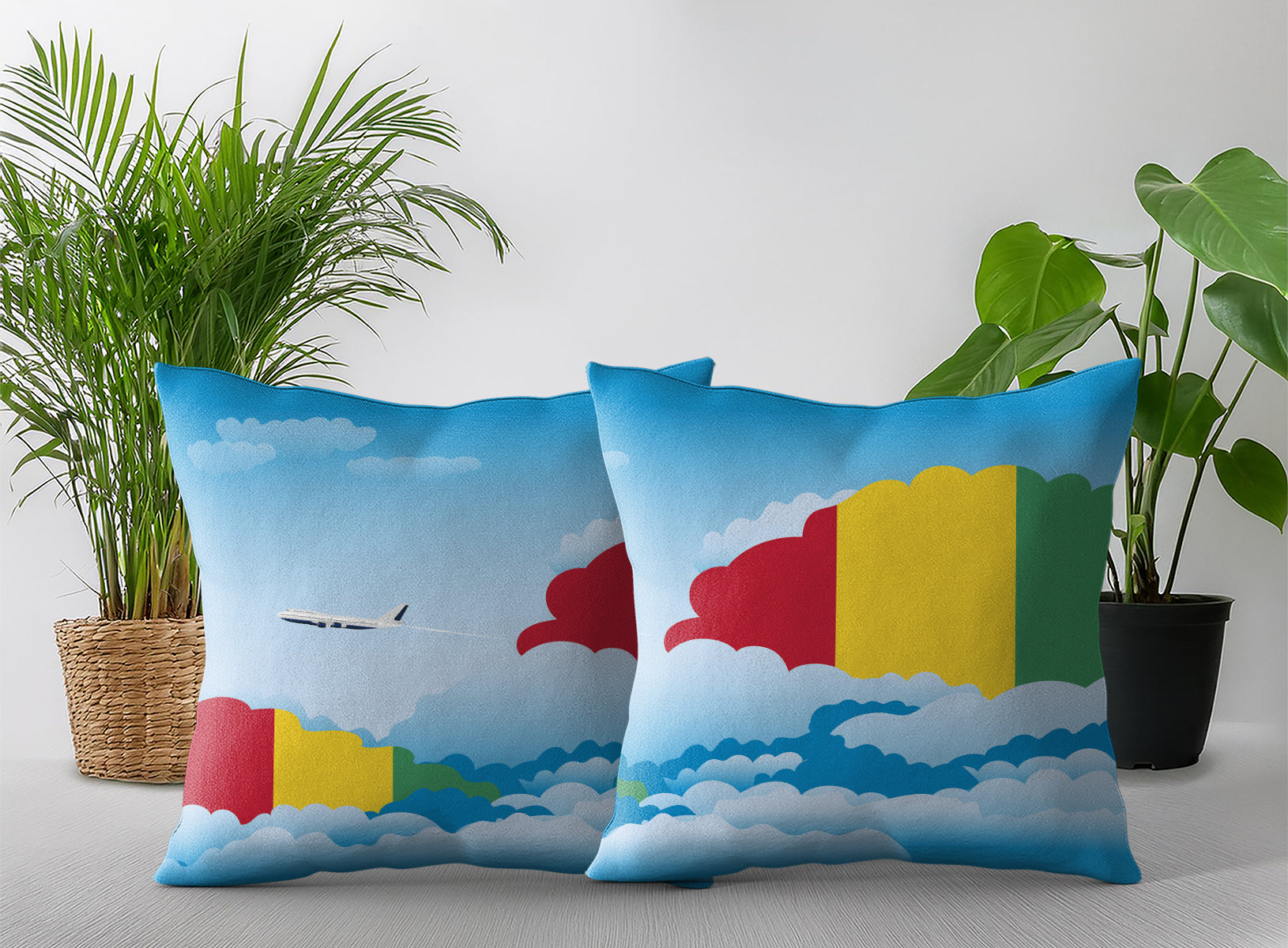 Guinea Day Clouds Pillow Case