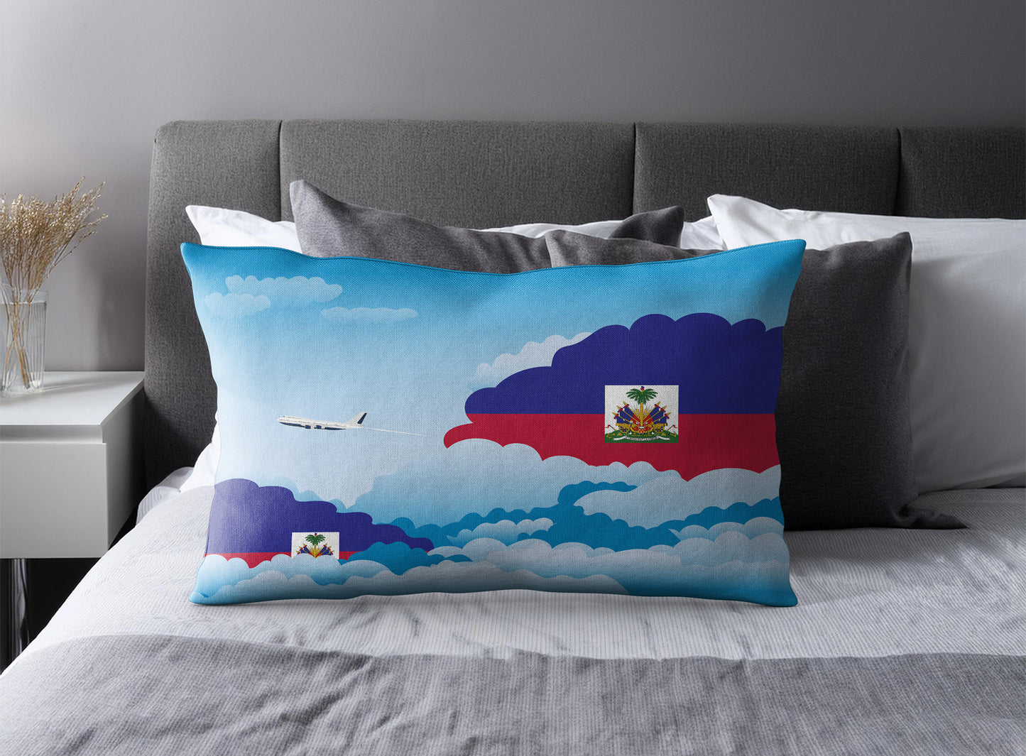 Haiti Day Clouds Pillow Case