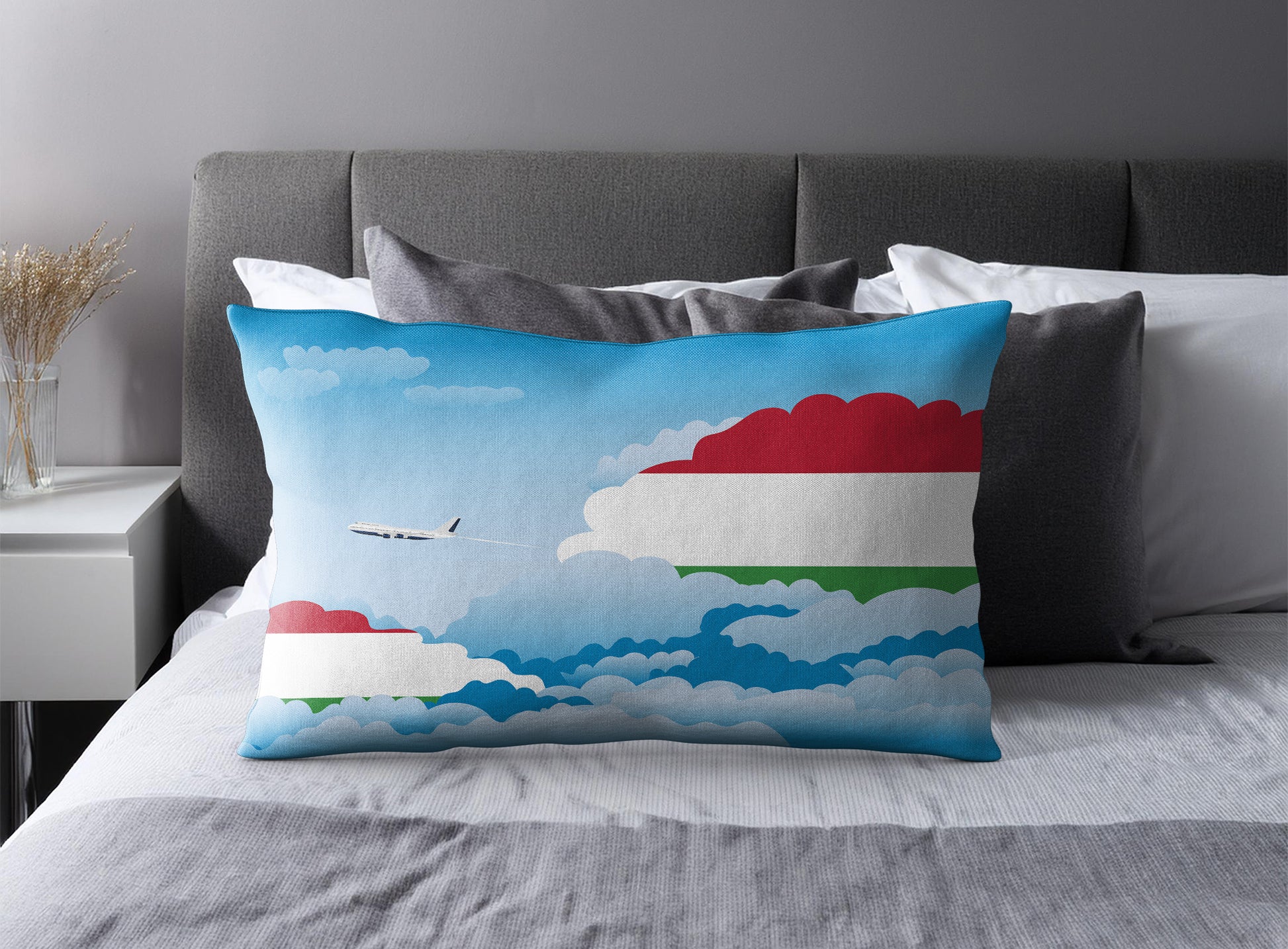 Hungary Day Clouds Pillow Case