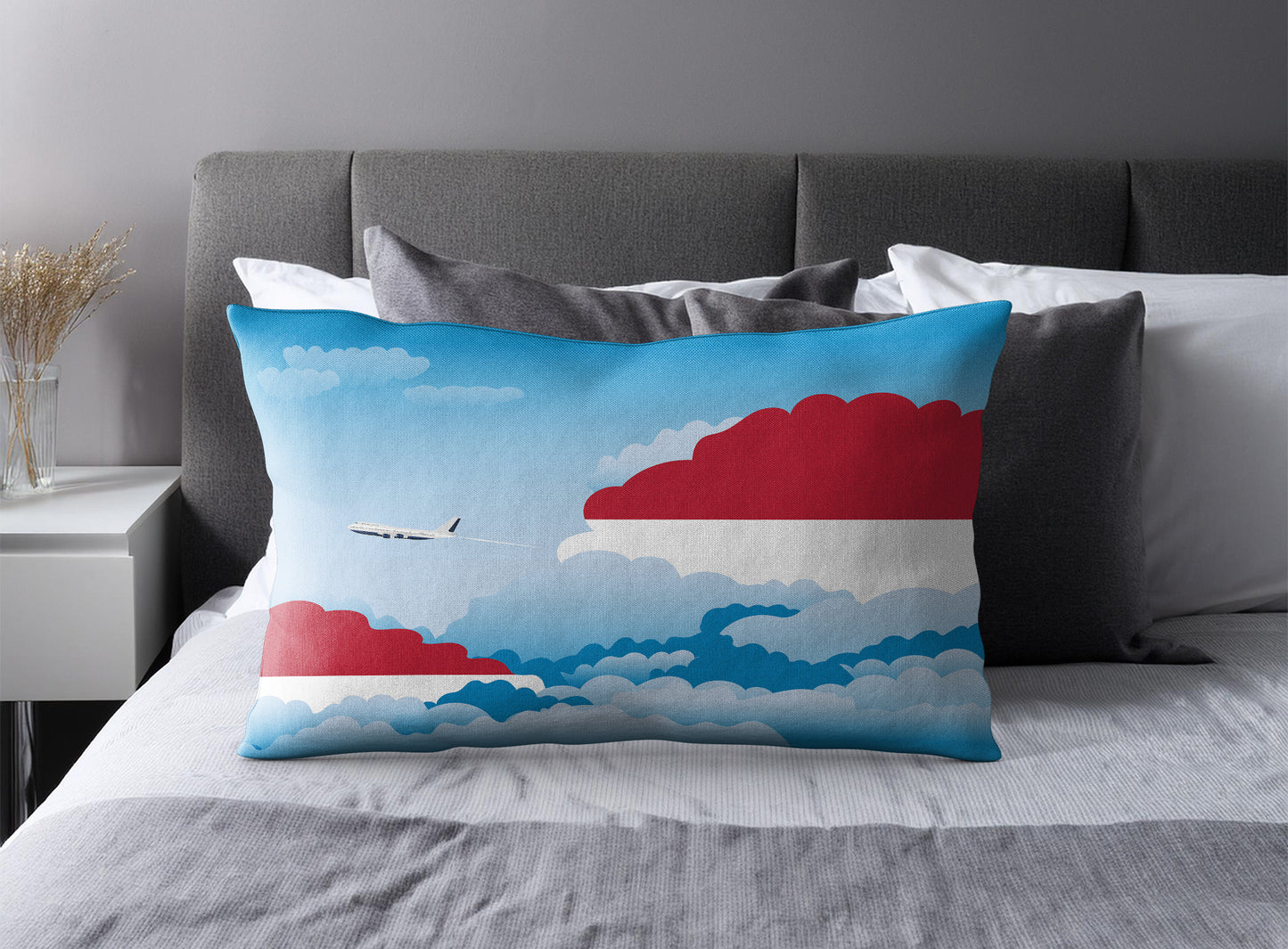 Indonesia Day Clouds Pillow Case