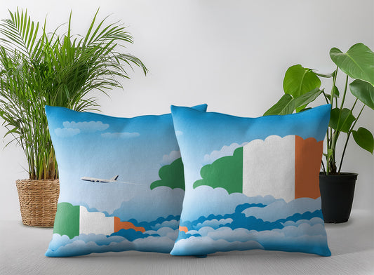 Ireland Day Clouds Pillow Case