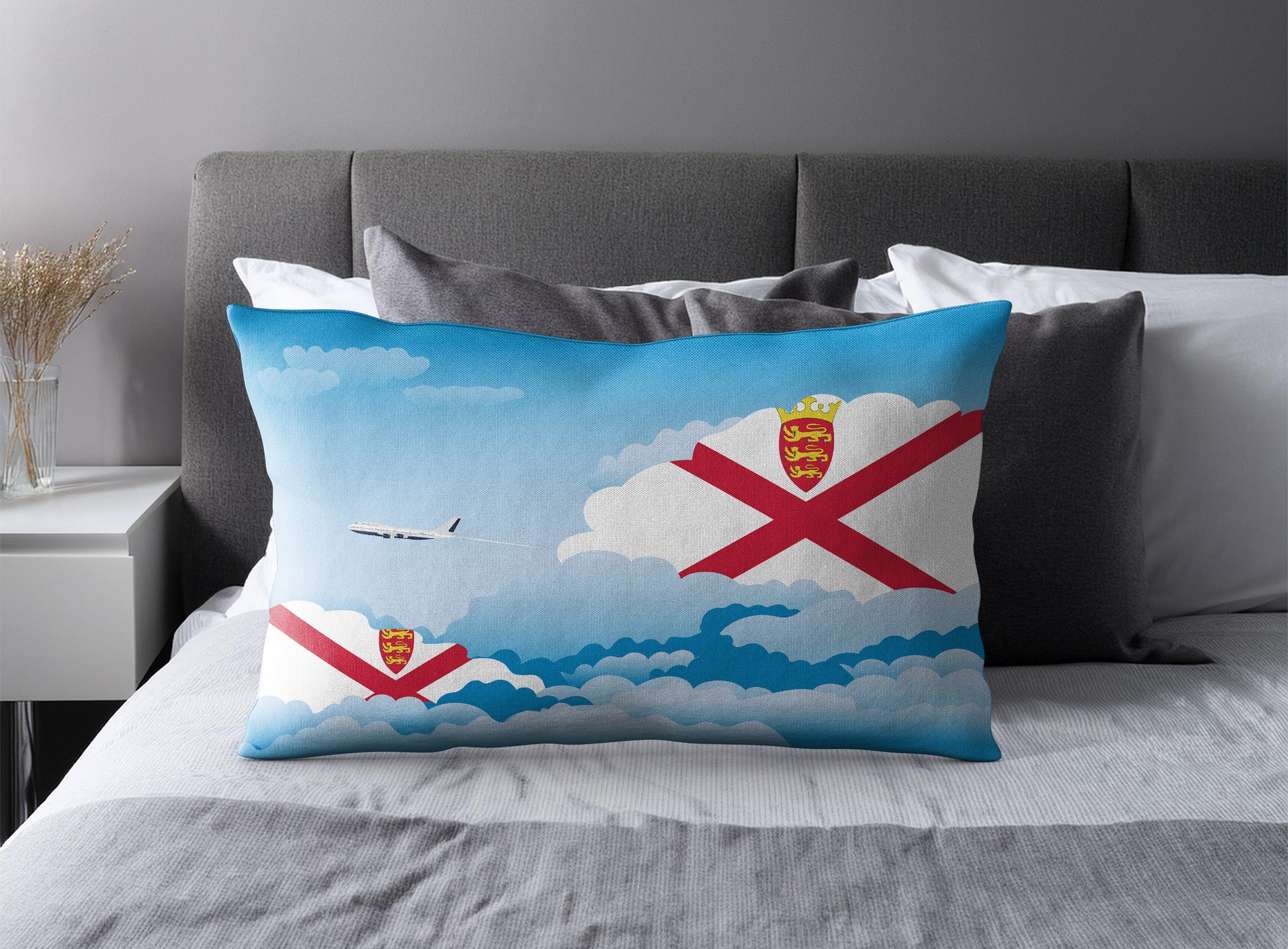 Jersey Day Clouds Pillow Case