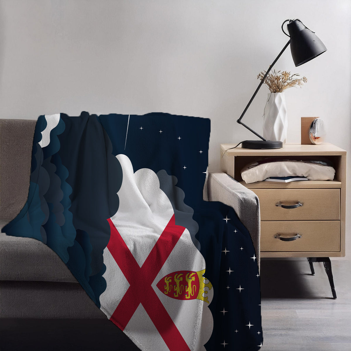Jersey Night Clouds Blanket Throw