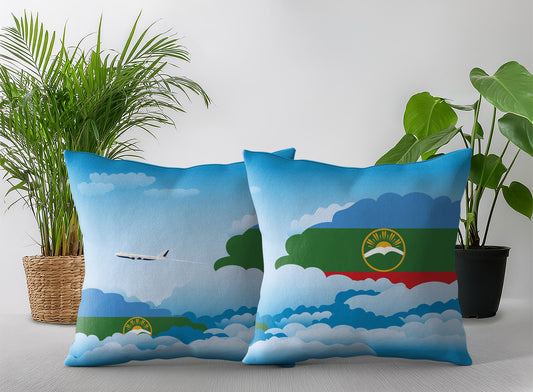 Karachay Cherkessia Day Clouds Pillow Case