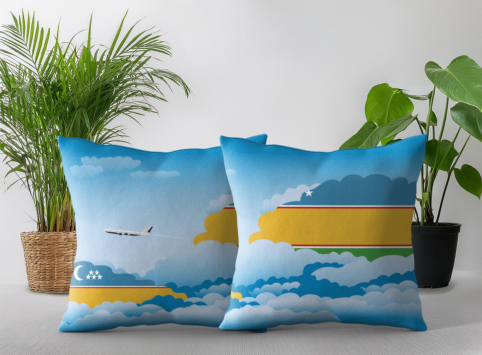 Karakalpakstan Day Clouds Pillow Case