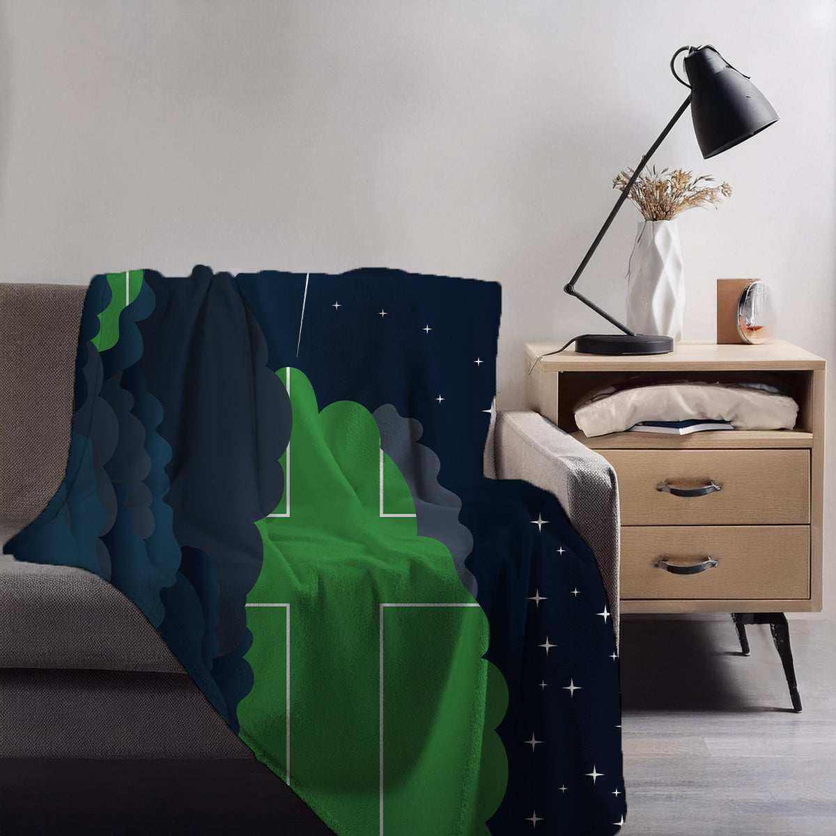 Ladonia Night Clouds Blanket Throw