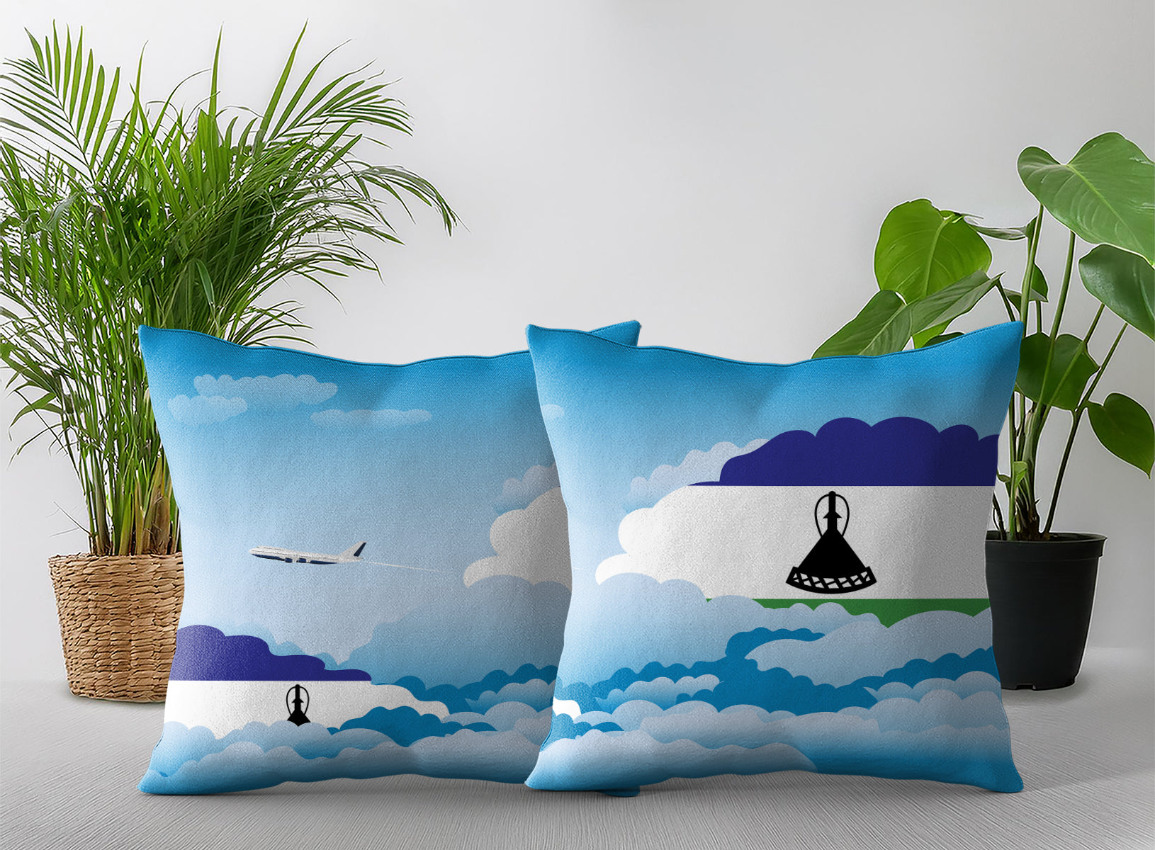 Lesotho Day Clouds Pillow Case