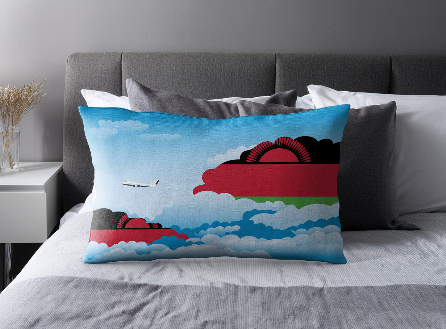 Malawi Day Clouds Pillow Case