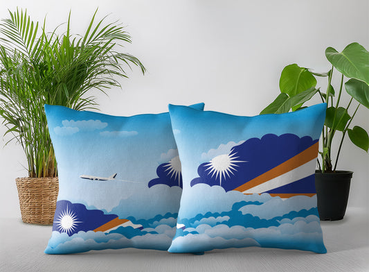 Marshall Islands Day Clouds Pillow Case