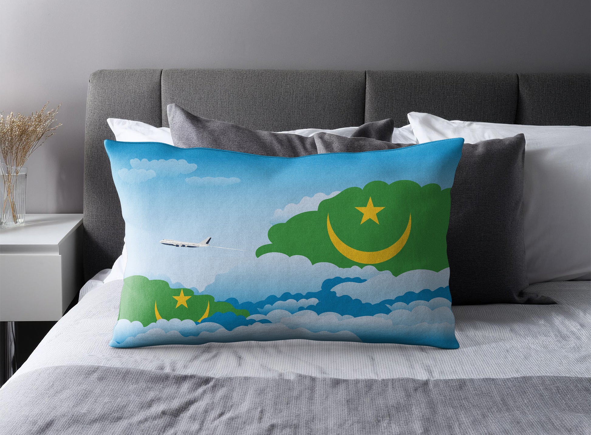 Mauritania Day Clouds Pillow Case