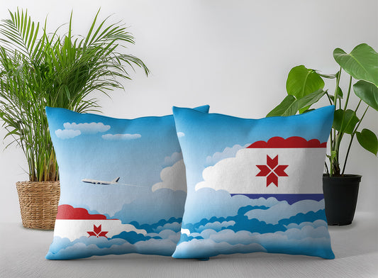 Mordovia Day Clouds Pillow Case